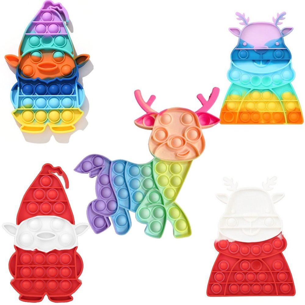 Pop It Easter | Deer & Gnome Style Christmas Fidget Toys